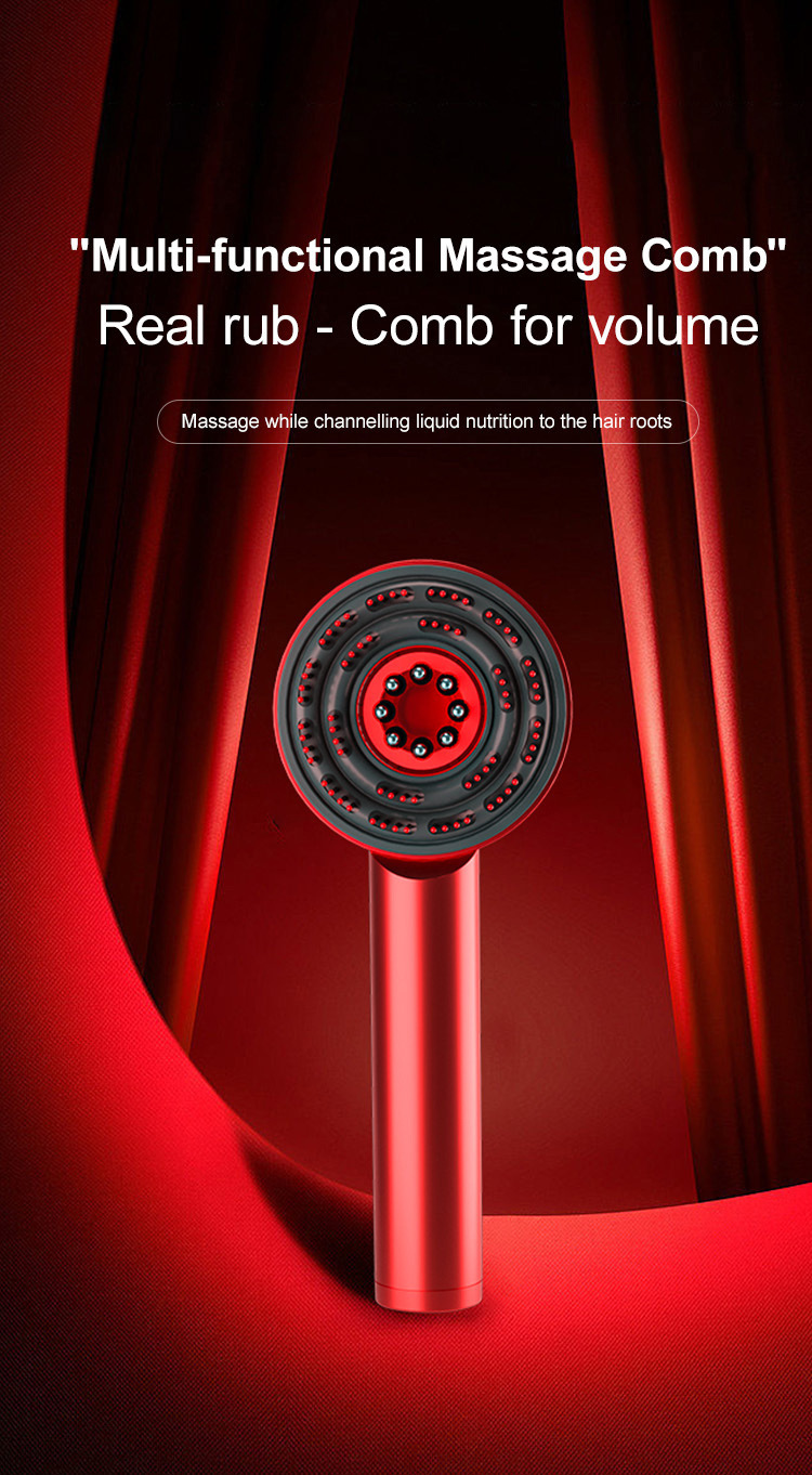 hair scalp with red light for hair gwowth 