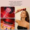 Hair Scalp Brush Massager with Red Light for hair growth