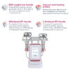 4 IN 1 80K Ultrasonic Cavitation Skin Tightening Machine Anti Cellulite