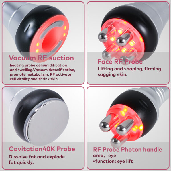 40K 4 IN 1 Ultrasonic Cavitation Radio Frequency Vacuum Machine Body Slimming Sculpting Device
