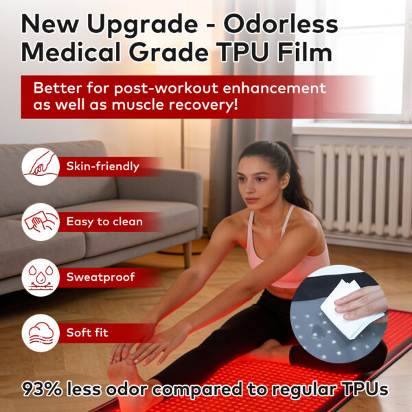 4 in1 Red Light Therapy Mat Infrared Therapy Pad for Whole Body