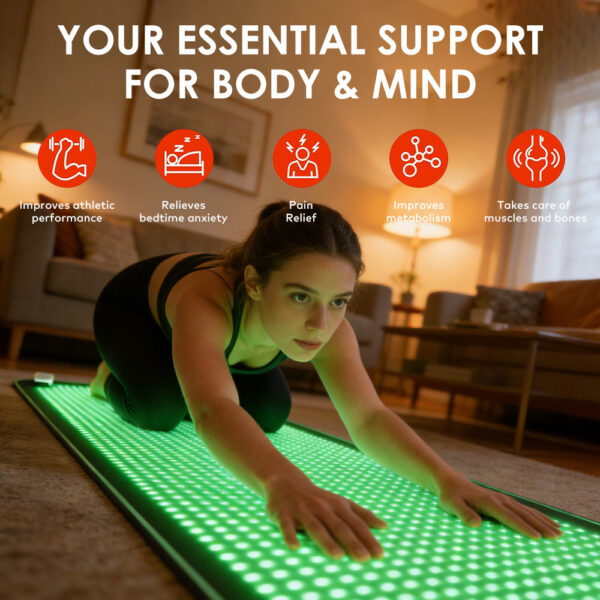 4 in1 Red Light Therapy Mat Infrared Therapy Pad for Whole Body