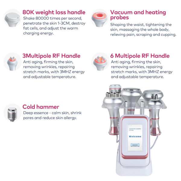 ultrasonic cavitation device skin tightening machine