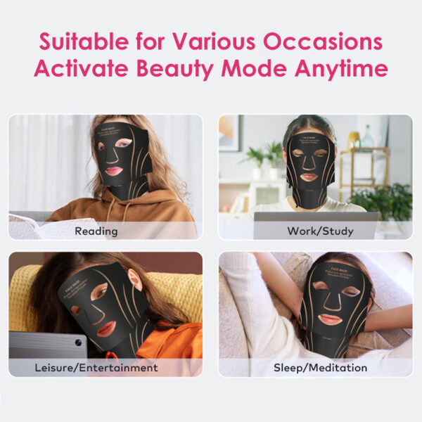 infrared light therapy RED LIGHT MASK FOR FACE